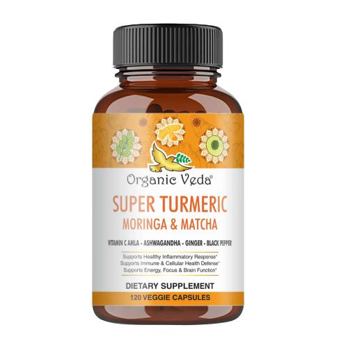 Super Turmeric Moringa & Matcha Vitamin C 120 Capsules