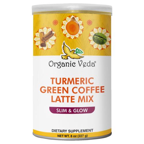 Turmeric Green Coffee Latte Mix Slim & Glow 227 grams / 8 oz
