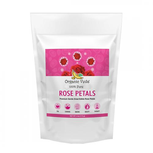 Rose petals dried 4 oz / 113 grams