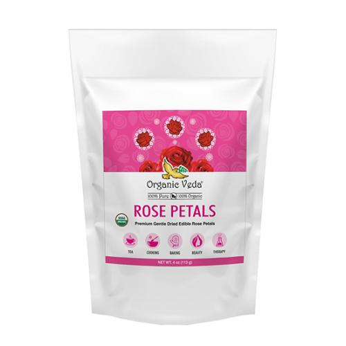 Rose petals dried 4 oz / 113 grams